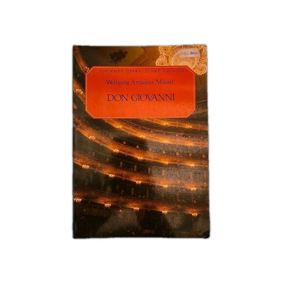 DON GIOVANNI PAPER ITALIAN ENGLISH VOCAL SCORE by Mozart, Music Hal Leonard Co. - Picture 1 of 6
